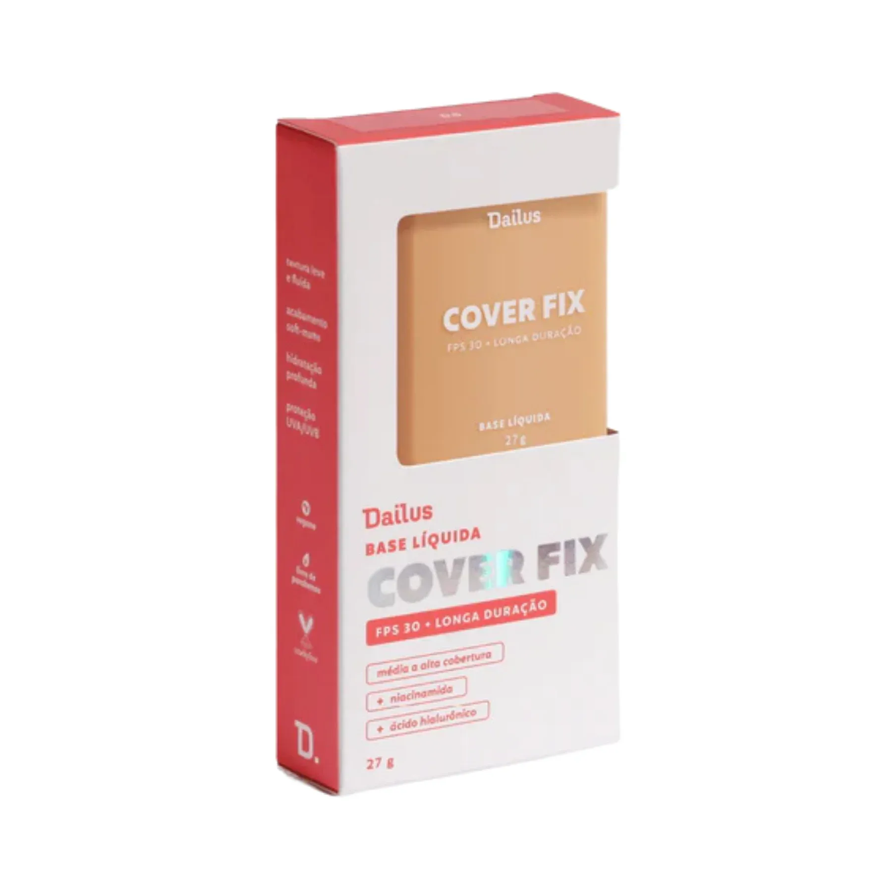 Base Líquida Dailus Cover Fix D5 Médio